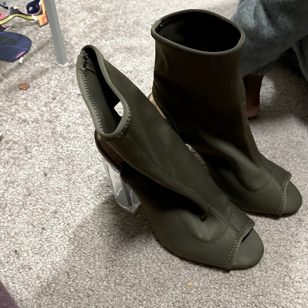 Green booties